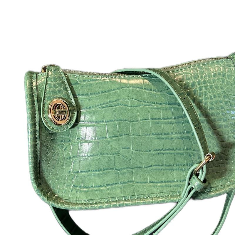 Swinger Turnlock Clutch PU Leather PU Leather PU Leather