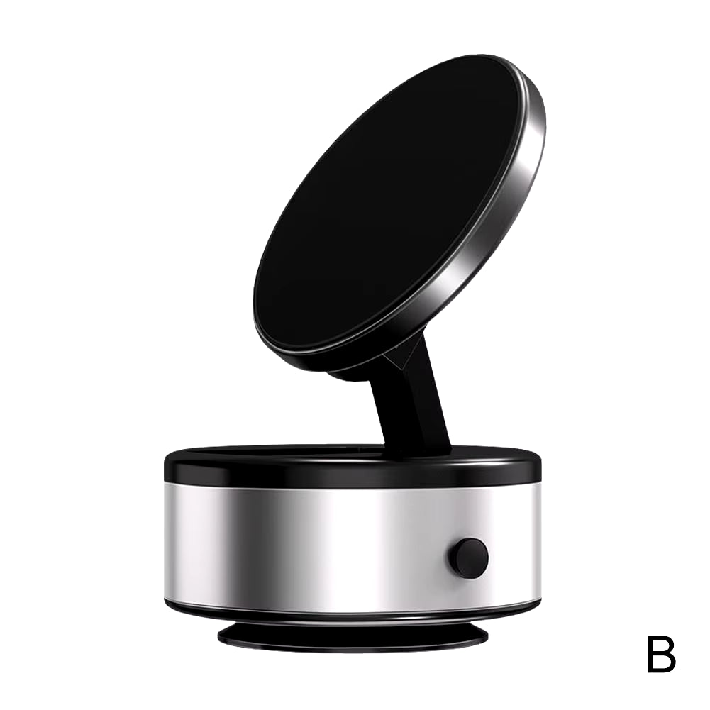 Intelligent Car Mount Mobile Phone Holder Magnetic Black Technology Adsorption Bracket Vacuum Adsorption Stable